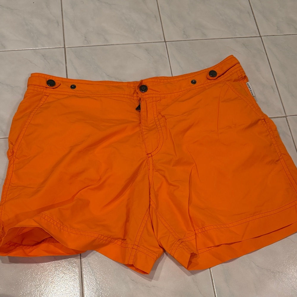Men's Orange bathing suit Shorts